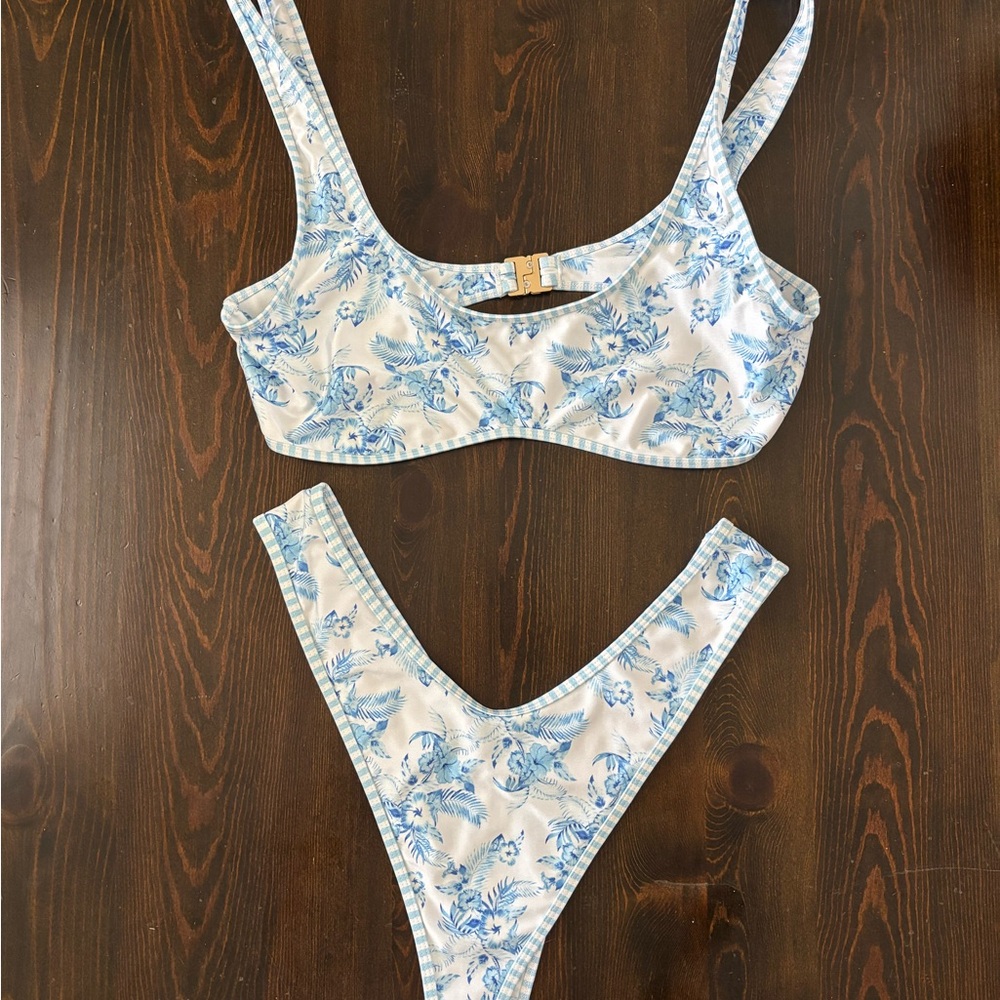 Kulani Kinis Blue and White Bikini